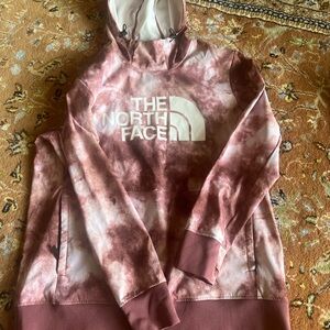 The North Face Maroon Tie-Dye Hoodie